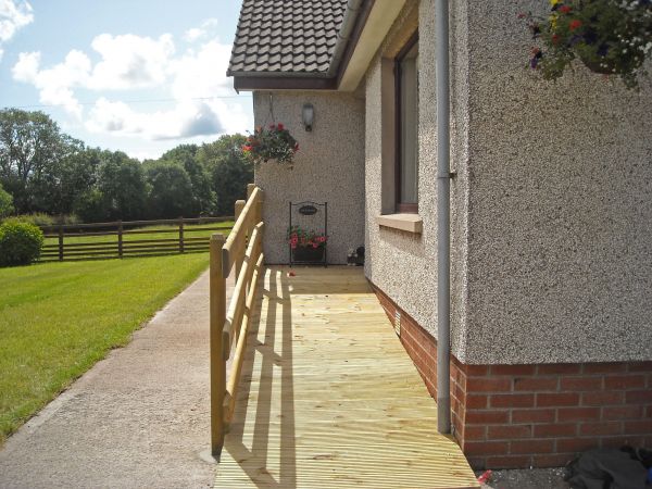 Hardwood Ramp Installation in Springdale
