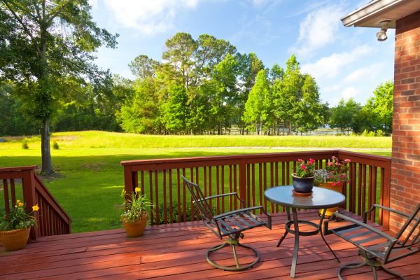Redwood Deck Installation in Springdale