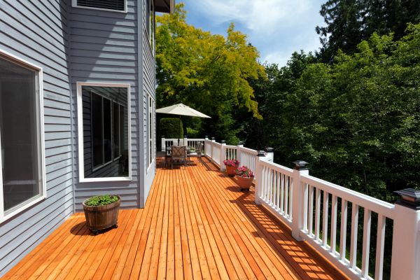 Cedar Deck Construction in Springdale